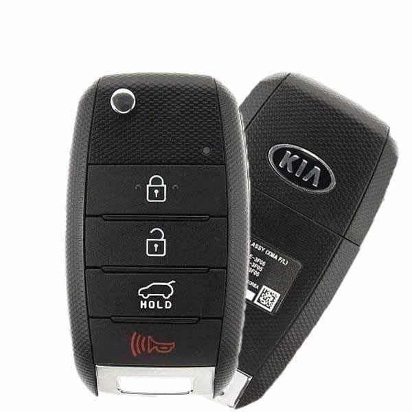 2013-2015 Kia Sorento / 4-Button Flip Key / PN: 95430-1U500 / TQ8-RKE-3F05 (XMA F/L) / OEM REFURB 2013-2015 Kia Sorento / 4-Button Flip Key / PN: 95430-1U500 / TQ8-RKE-3F05 (XMA F/L) / OEM REFURB